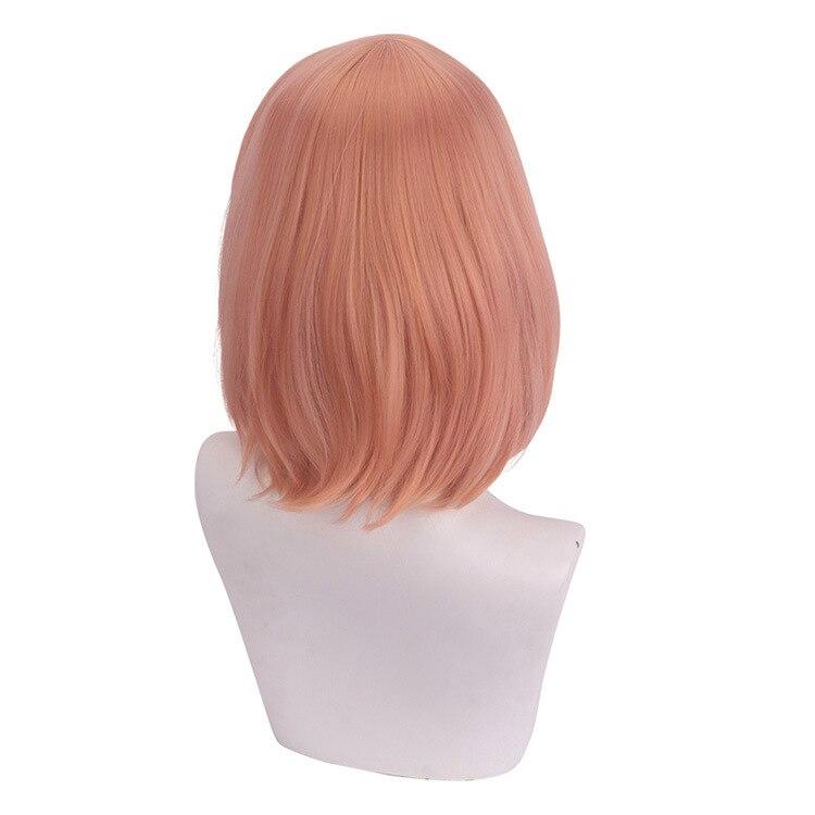 Anime 30CM Tokyo Revengers Tachibana Hinat Cosplay Wig Orange Short Hair Heat Synthetic Fiber Hair Cap Party Girls Women