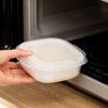 Rice Sub Packaging Fresh-Keeping Box Frozen Heated Microwave Oven Vegetable Rice Fruit Separate Packaging Box Kitchen Tools