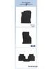In-Stock Nylon Car Floor Mats for 2006-2010 SAIC Volkswagen Santana Zhijun - Wear-Resistant