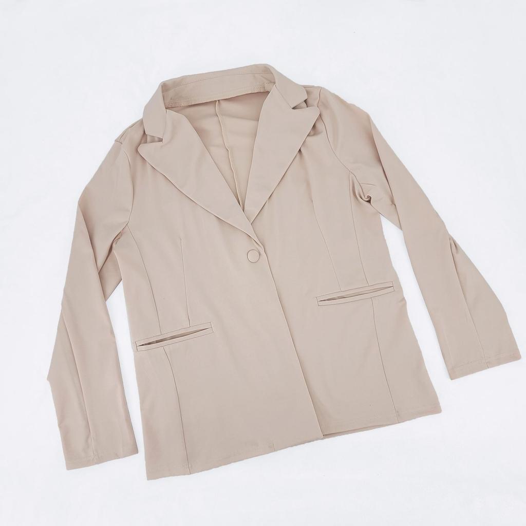 European & American Women's Spring/Summer Casual Suit: Jacket & Shorts Two-Piece Set