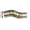 450Mt 2023+ CFMOTO For 450 Middle Exhuast MT Motorcycle Link Pipe Connect 51Mm Motorcycle Escape Exhaust Muffler Pipe +