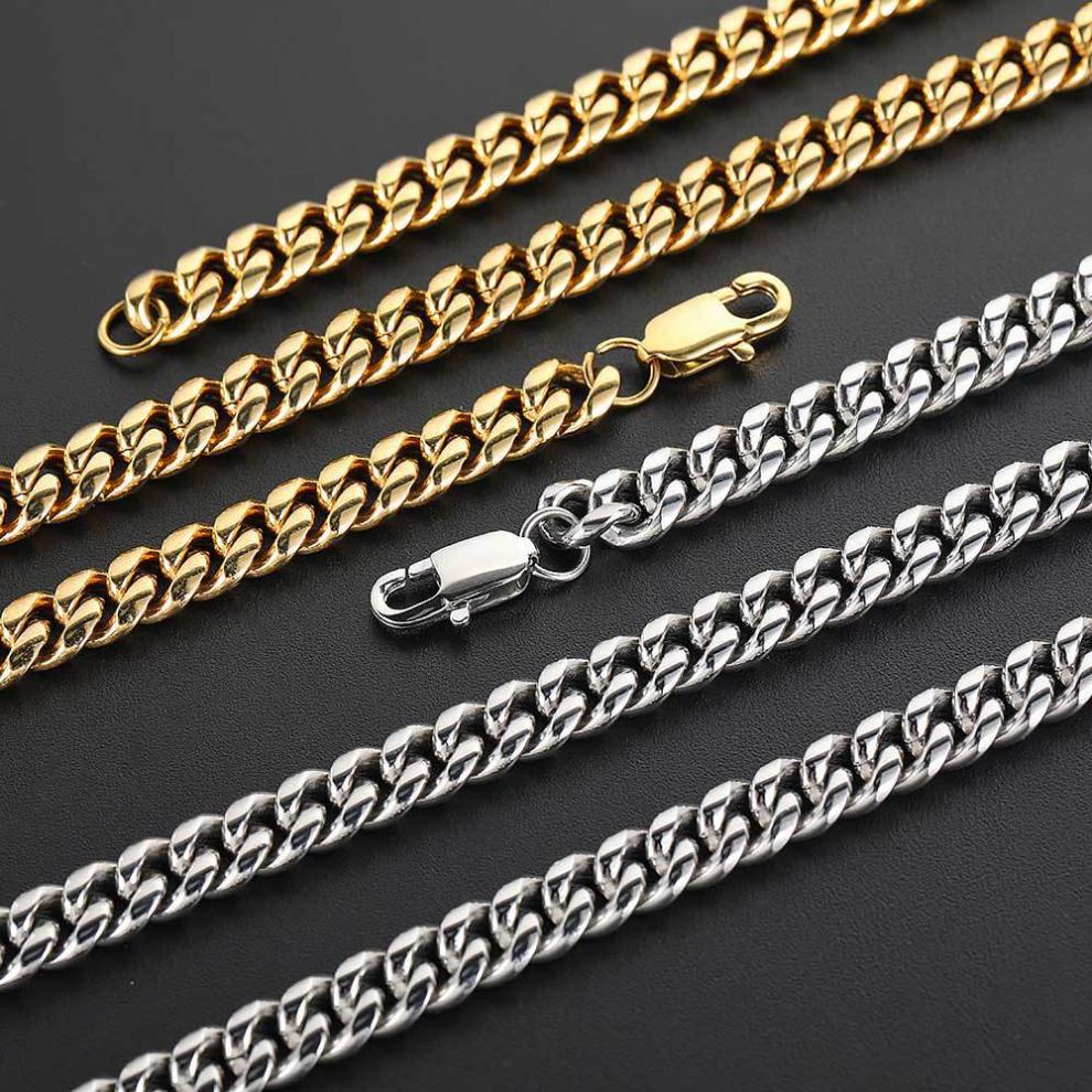 European American Cross-Border Hip-Hop Link Chain Men's Jewelry