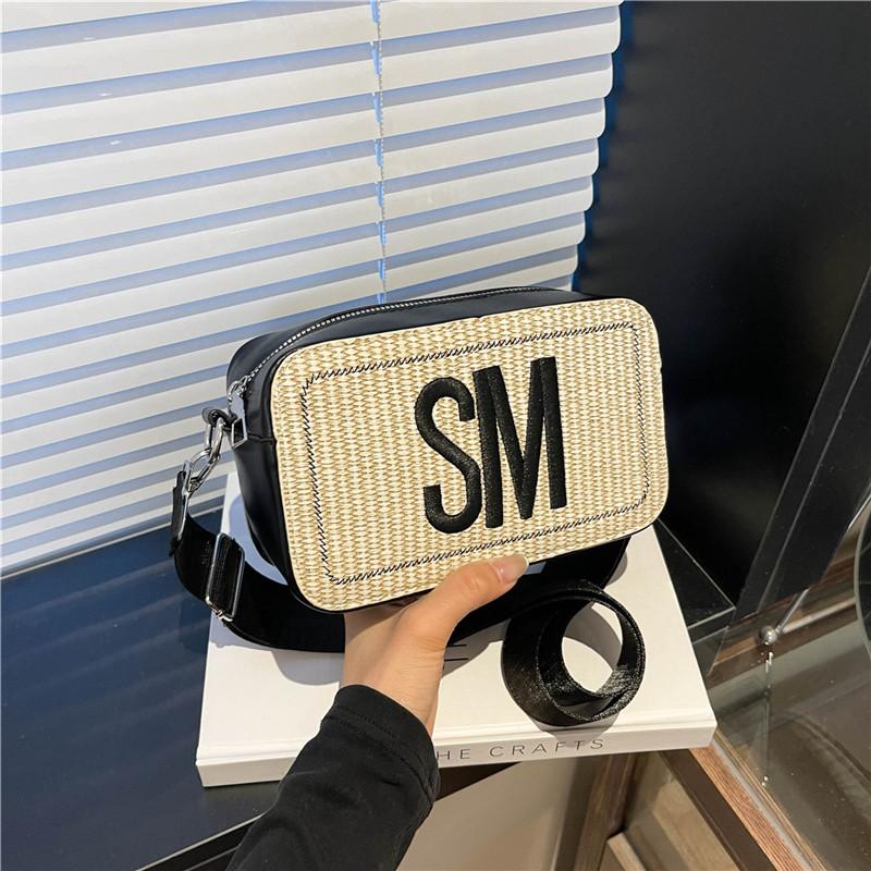 Spring Simple Women's Small Square Bag 2025 New Camera Bag Female Crossbody Ins Letter Explosion Shoulder Small Bag