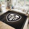 Leeds United Design Crystal Velvet Carpet Cozy Non?Slip Printed Rug For Bedroom Living Room Entrance