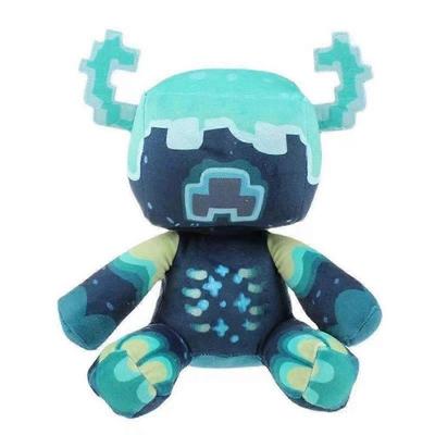 Warden Plüschtier Weiches Kissen Dekorationen für Videospiel-Fans, Kindergeburtstagsgeschenk Bevorzugtes Geschenk für Feiertage, Geburtstage, 9,8 Zoll