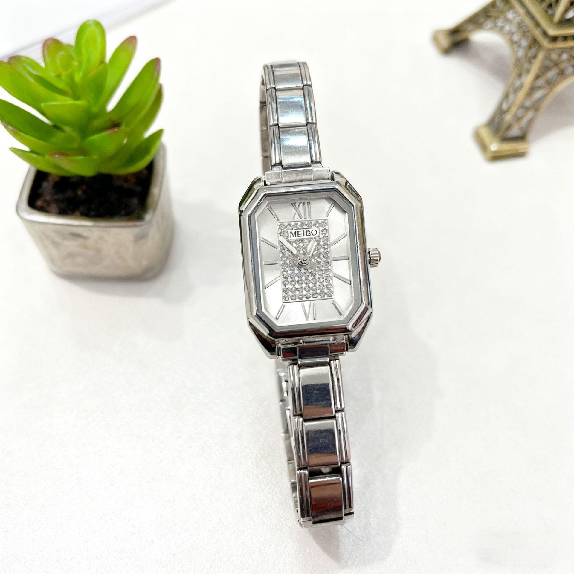 Italian Diy Square Watch Chain Women S Watch Gypsy Star Roma Stainless Steel Strap Steel Strap Women S Watch Women белый