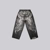FlowStreet Y2K American New Pattern Embroidery Baggy Jeans High Street Vintage Hip Hop Fashion Casual Joker Couple Wide-leg Pants