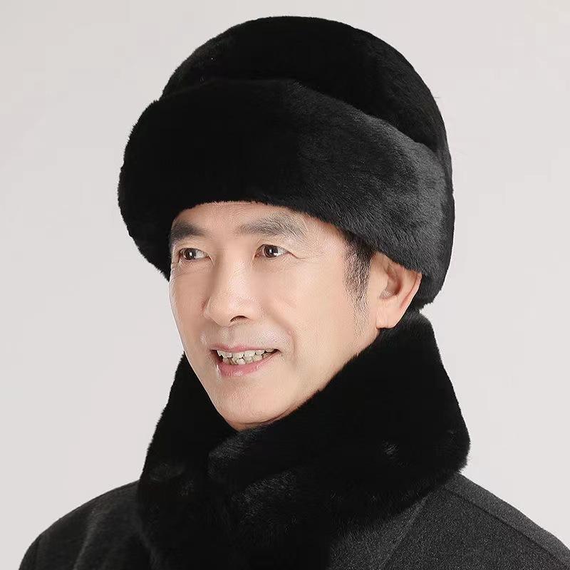 Russian Winter Bomber Caps Unisex Faux Fur Warm Thick Outdoor Cap Retro Stylish Snow Ski Bonnet for Men And Women