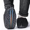 100er Pack Überschuhe Einweg Rutschfest Schwarz Vliesstoff Stiefelabdeckungen für Innenräume Atmungsaktiv Rutschfest Langlebig Stiefel