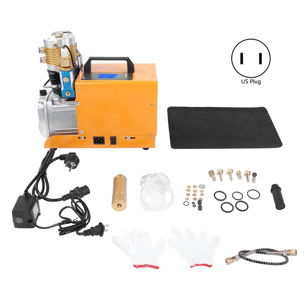 Air Compressor Pump 30MPa 4500PSI Intelligent Digital Display Pressure Control SetUS Plug 110V