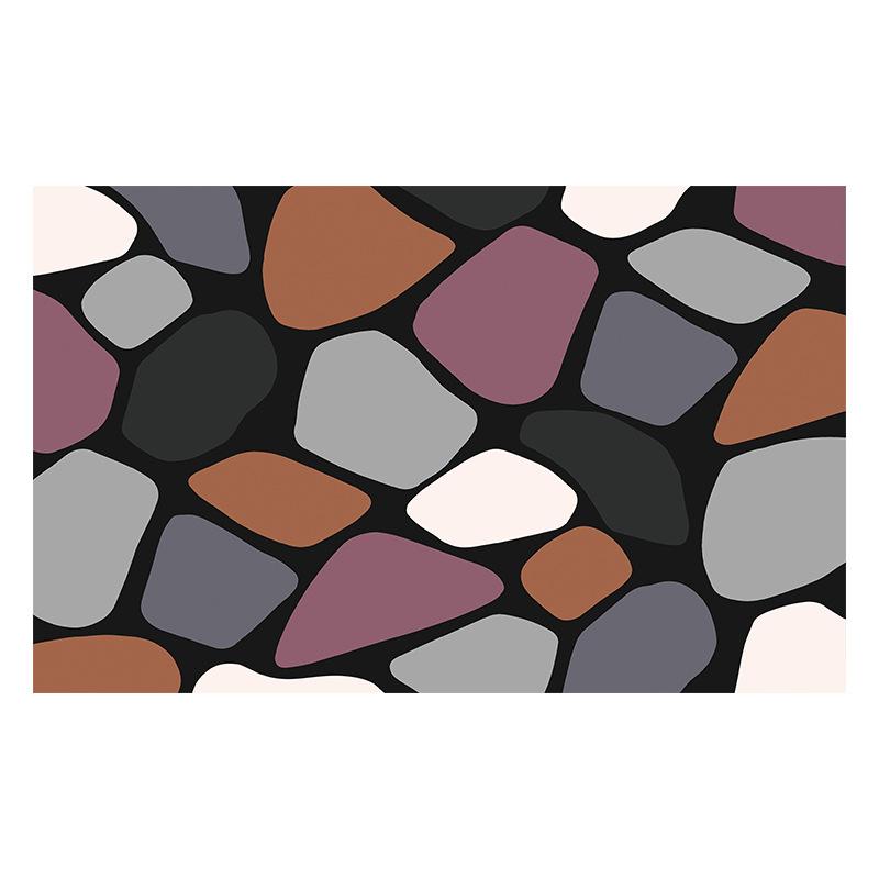 Tapis de sol en anneaux de soie pour salle de bain, Tapis antidérapant pour salle de bain, Taille de cabine de douche découpable, Tapis de pied imperméable, Anneau de soie, Séchage rapide