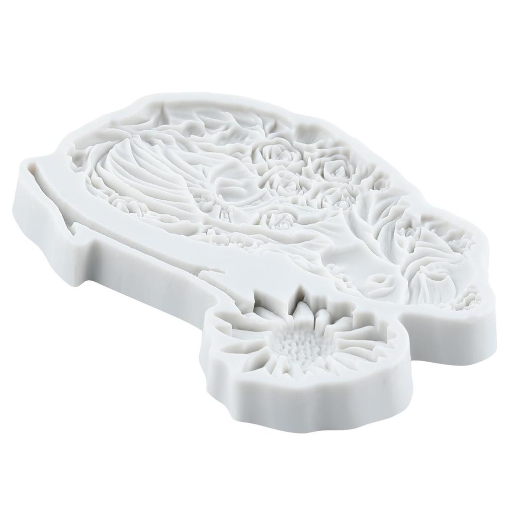 Formy silikonowe bogini, forma do fondantu w kształcie słonecznika, narzędzia do dekoracji ciast, ozdoba na babeczkę, czekolada, cukierki, guma do żucia, glina polimerowa