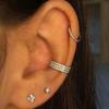 F136 Titan Piercing ZC Nasenringe Damen Scharnier Segment Septum Clicker Daith Ohrringe Creolen Knorpel Tragus Piercing Schmuck