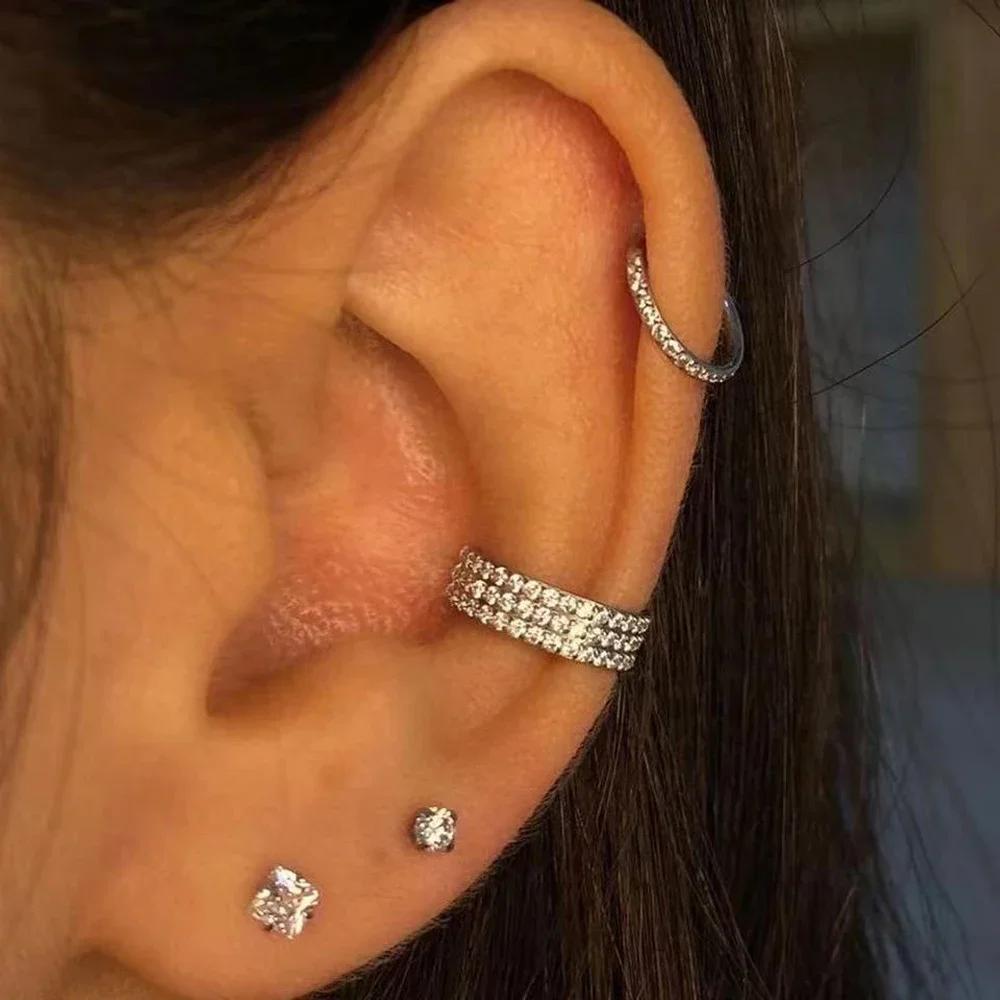 F136 Titan Piercing ZC Nasenringe Damen Scharnier Segment Septum Clicker Daith Ohrringe Creolen Knorpel Tragus Piercing Schmuck