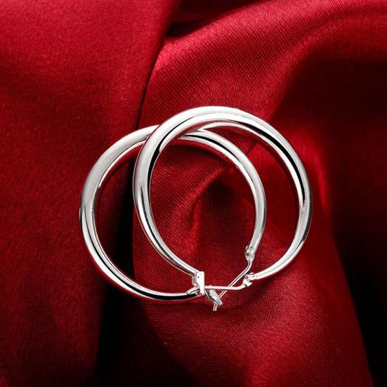 

Женские серьги-кольца, однотонные, из нержавеющей стали, винтажные, гладкие, женские серьги-кольца, аксессуар