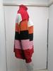 2025 Autumn/Winter High Neck Patchwork Knit Plus Size Women's Striped Sweater