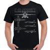 T-shirt Schematica Aereo da Combattimento Multiruolo F/A-18 Hornet 100% Cotone Girocollo Manica Corta Estiva Casual da Uomo Streetwe...