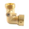 Brass RVs Water Inlet Connector 3/4GHT Ball Valves with Switches Space Saving Design Universal Compatibility