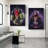 Hip Hop Drei Affen Poster Druck Geld Leinwand Malerei Moderne Wand Kunst Tier Hängende Malerei Hause Dekoration