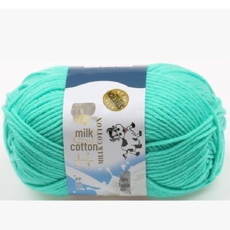 Milk Cotton Yarn Set for DIY Projects: Scarf, Crochet Slippers, Hand-Woven Bags