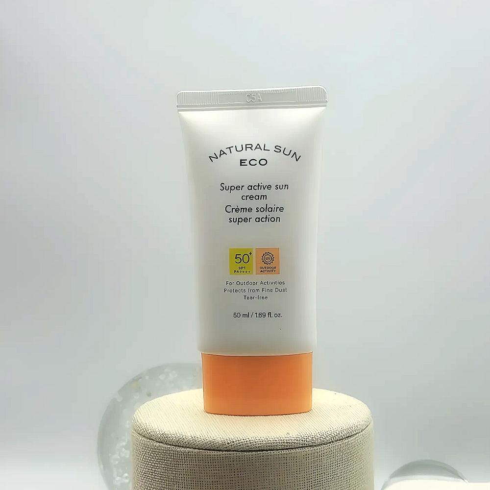 THE FACE SHOP Natural Sun Eco Super Active Sunscreen SPF50+ PA++++ – UV Defense Cream 50ml
