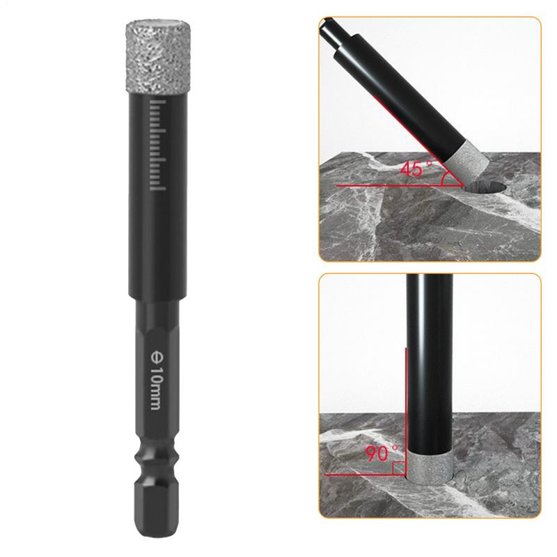 Diamond Drill Bits Diamond Drill Bit Hole Saw Ceramic Tile Drill Bits Power Drill Parts Accessories 6mm / 8mm / 10mm / 12mm /