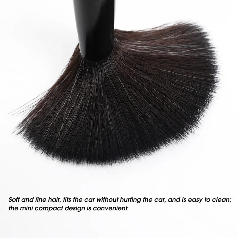 Car Interior Ultra-Soft Brushes Dashboar Air Outlet Duster Soft Bristles Brushes Portable Clean Detailing Brush Auto Accessories