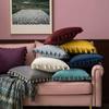 Nordic Style Solid Color Tassel Pillow Cover Short Plush Cushion Covers Bedroom Sofa Decorative Pillowcase Bohemian Style Gift Cushion Covers