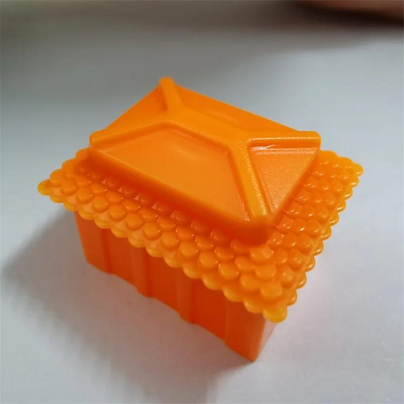 60Pcs/Set Sales Of Monopoly Game Chess House, Hotel, Three-Dimensional Small House Accessories