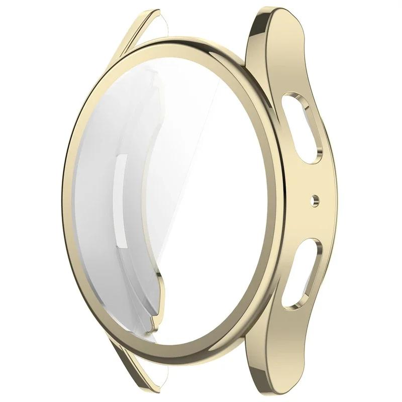 Silikon TPU Hülle Glas Für Samsung Galaxy Watch 7 40mm 44mm Vollabdeckung Displayschutz Bumper für Watch7 44mm 40mm Hülle