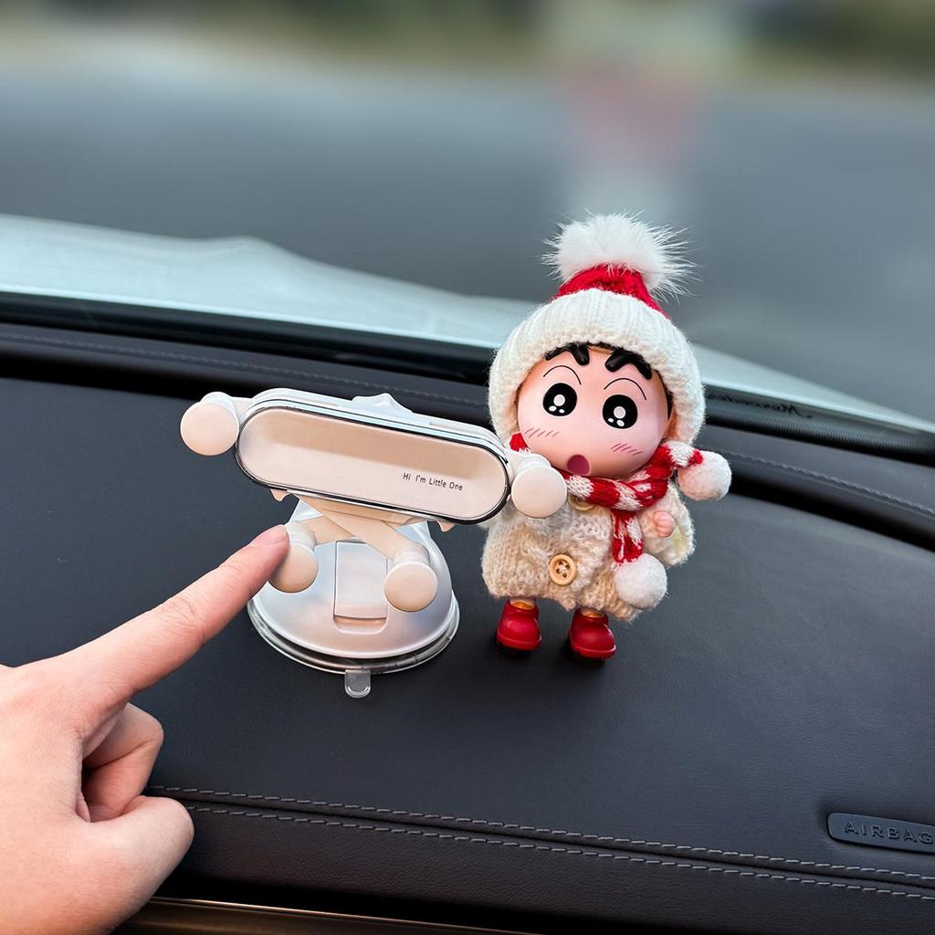 2026 Uchwyt na telefon samochodowy Crayon Shin-chan z przyssawką na deskę rozdzielczą i konsolę nawigacyjną