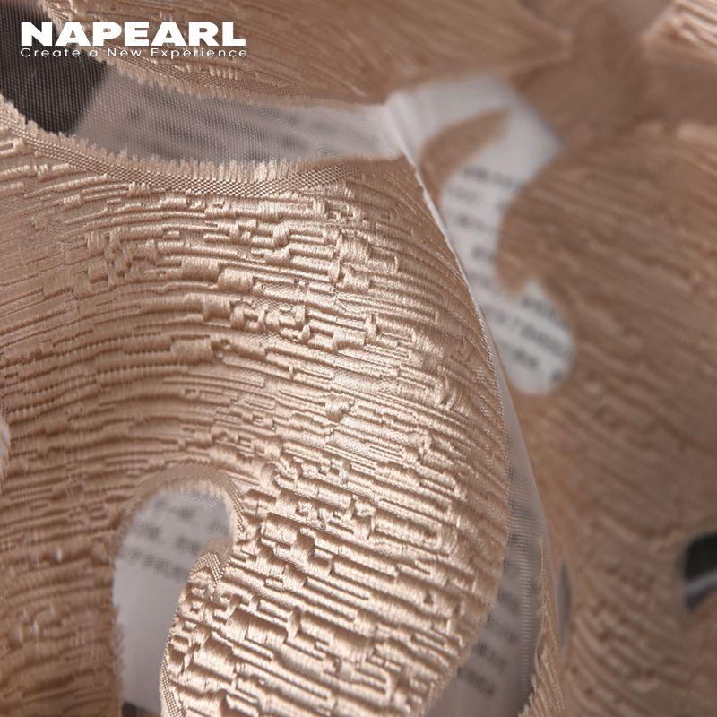 1PZ NAPEARL Tenda Romana Jacquard Tulle Trasparente Corta Decorazione Finestra per Cucina Soggiorno
