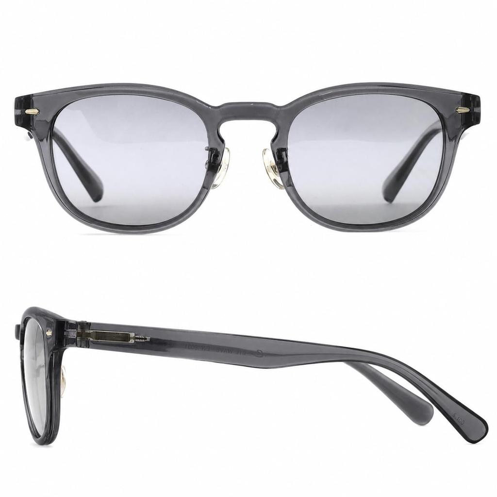 Polarized Photochromic UV400 Asian Dark Gray [EYE WAVE] Men's Sunglasses, Protection, Ultra-lightweight, Fit, Unisex,