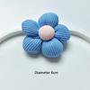 Cute Creative Knitted Cotton Filled Flower Brooch Badge Pins For Bag Backpacks Coat Brooch Decoration Accessories Couple Gift
