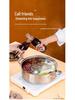 Extra-Thick Stainless Steel Double-Flavored Hot Pot - Large Capacity Shabu-Shabu & Dry Pot
