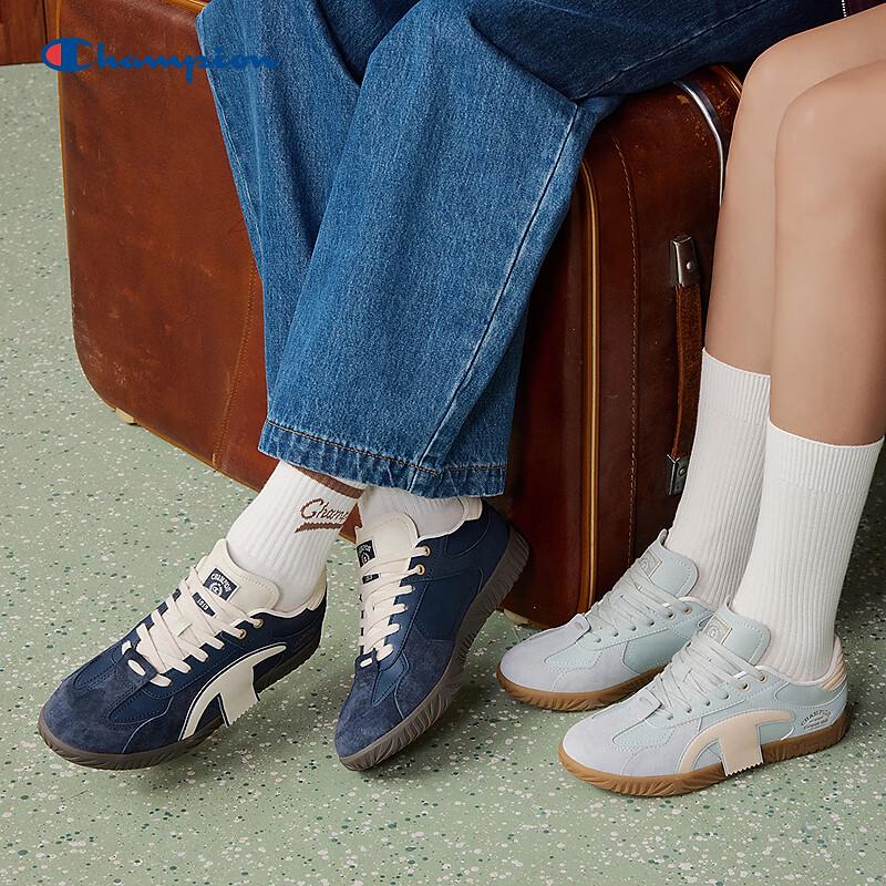 Champion 2025 A/W Unisex German Trainer Shoes with Ribbon Accent