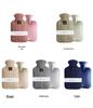 Plush Hot Water Bottle - Warm Belly & Hand Warmer for Women, Students, Large & Small Sizes, Cute Design