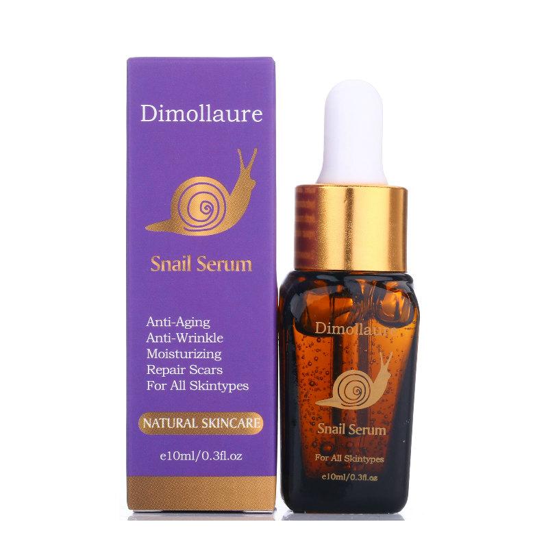 1pc/3pc/5pc Moisturizing Hydrating Facial Serum With Snail Extract Skin Streaming Essence 10ml