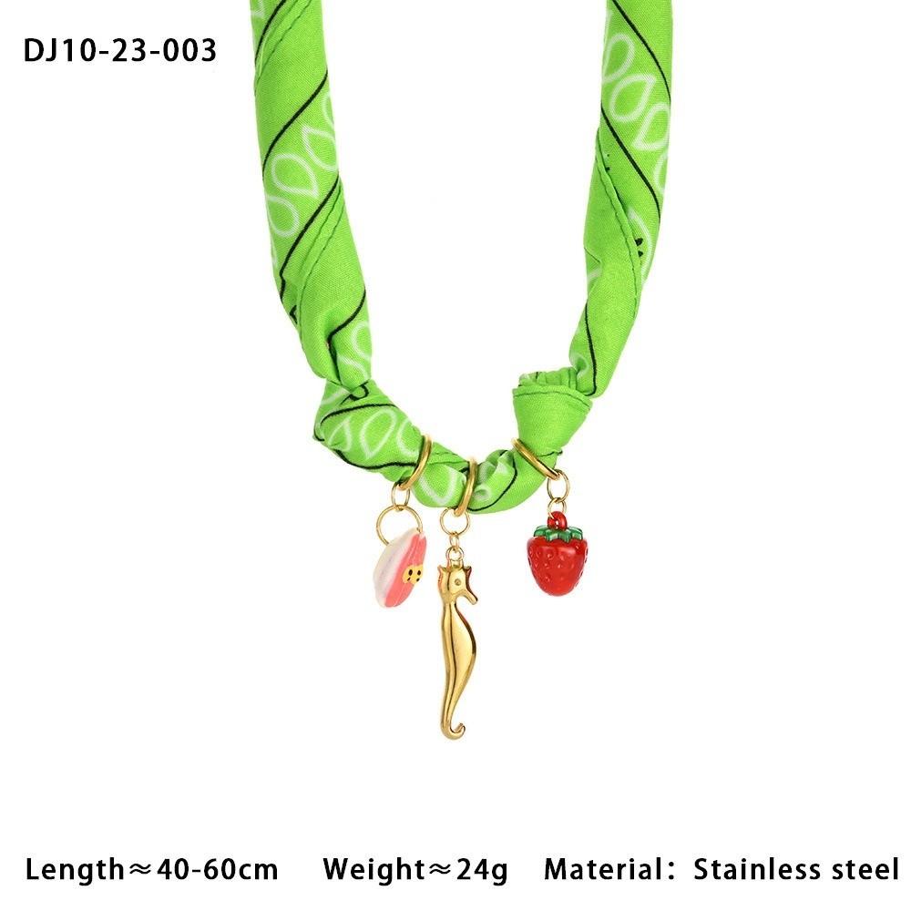Colorful Collarbone Chain Cool Style Clavicle Chain New Scarves Necklace  Girls