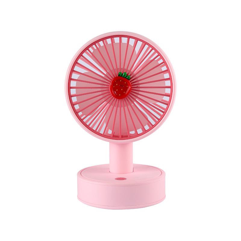 Creative Cartoon USB Desktop Mini Fan with Three Speeds & Strong Wind розовый