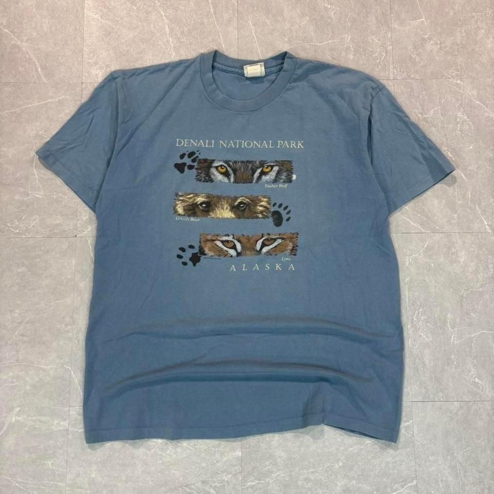 90s Denali National Park blue Size XL #nationalpark Unisex T-Shirt XXL