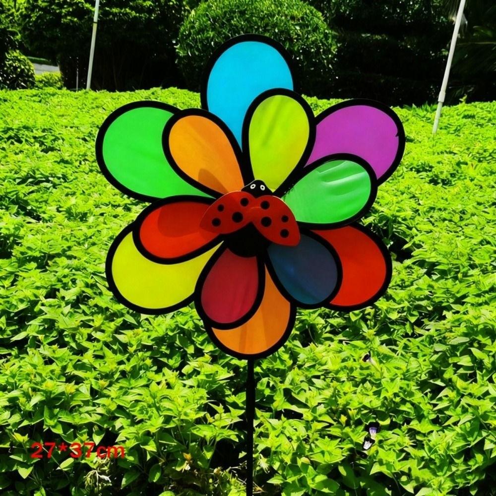 Multistyles Sunflower Windmill Garden Yard Wind Spinner  Outdoor Party Picnic Decor