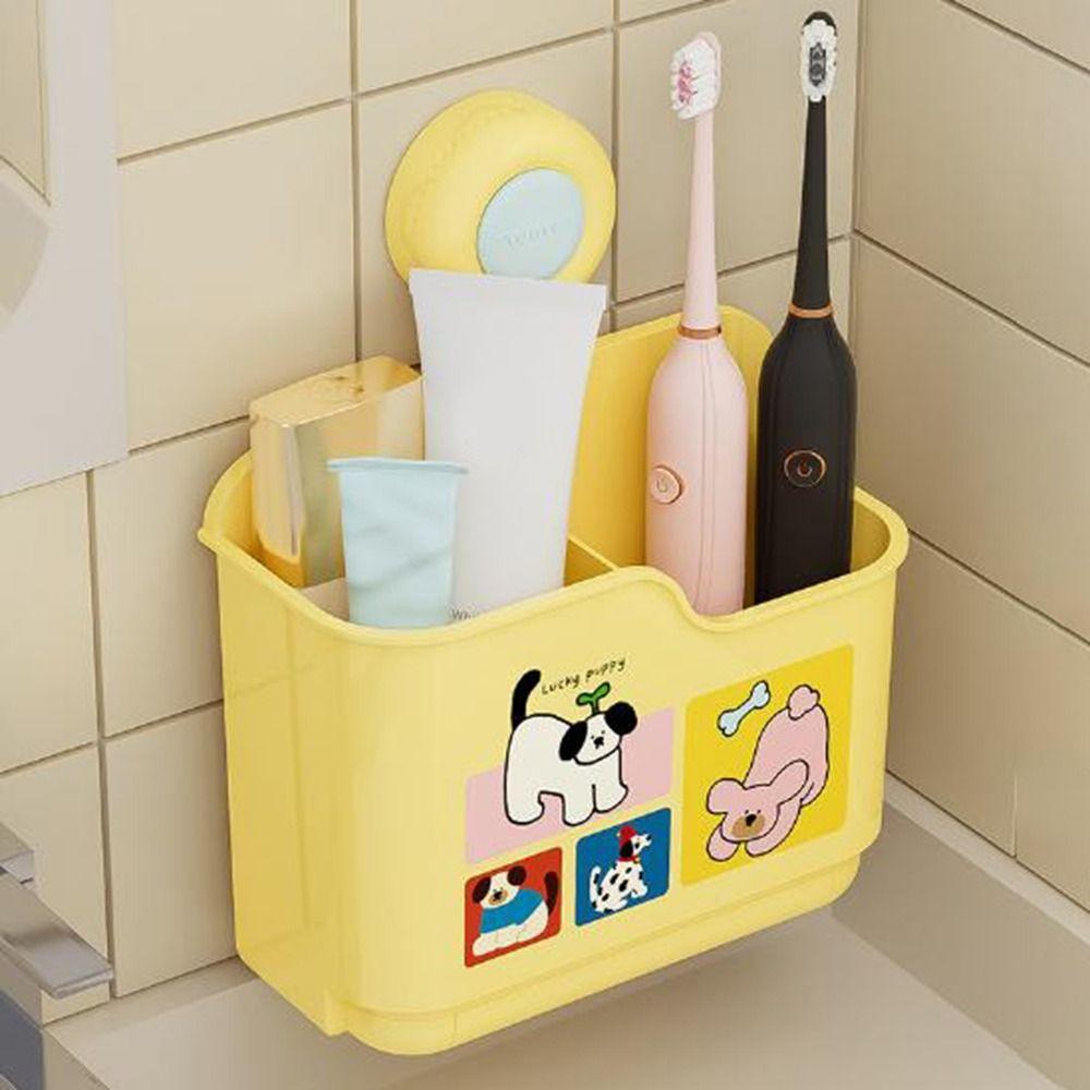 Wall Mounted Suction Cup Chopstick Holder Moisture-Proof Chopsticks Cage Bathroom