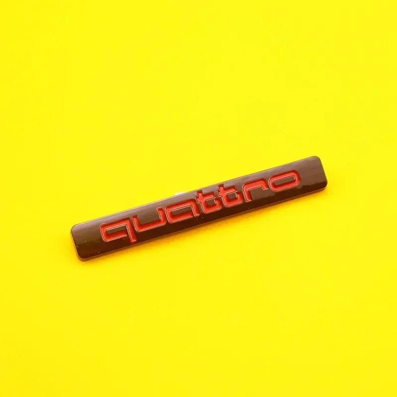 Q8 for a8 Quatrro ABS Car Rear Trunk Sticker Side Emblem Decals A6 A7 A8 Q3 RSQ3 RSQ5 A3 A4 A5 Q5 Q7 TT S3 S4 Accessories