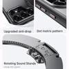 KEYSION N52 Magnetic 360° Ring Stand Case for MagSafe for Samsung Galaxy S25 Ultra 5G S25+ Matte Transparent Shockproof Phone Cover