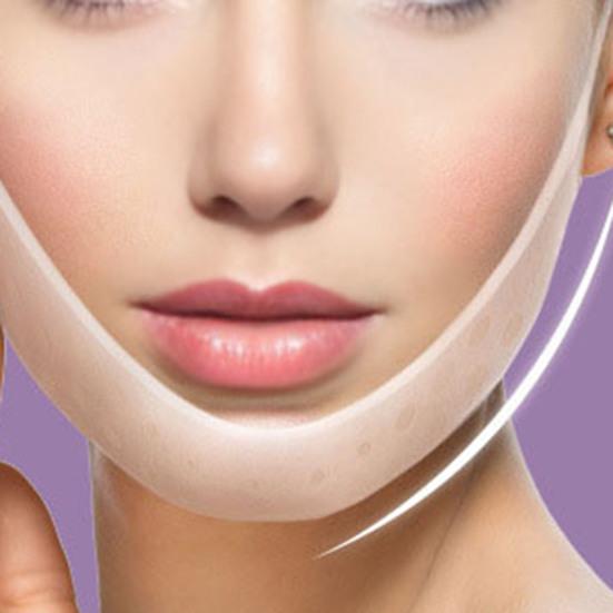 V Line Lifting Chin Strap Reusable Double Chin Reducer Cheek Slimming Sleeping Face Skin Tightening Band Soft Silicone Face Shaper Elastic Strap