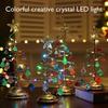 Christmas Lights Crystal Christmas Tree Lights Copper Wire Night Lights