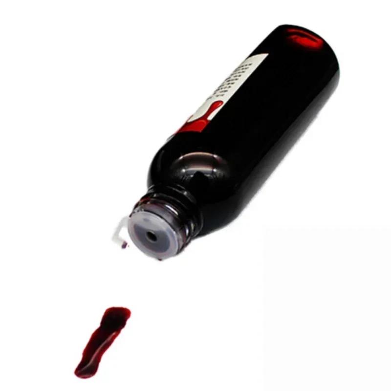 

30ml Fake Smear Blood Liquid Bottle Stage Prank Theatrical Vampires Funny Horror Festival Party DIY Cosplay Props