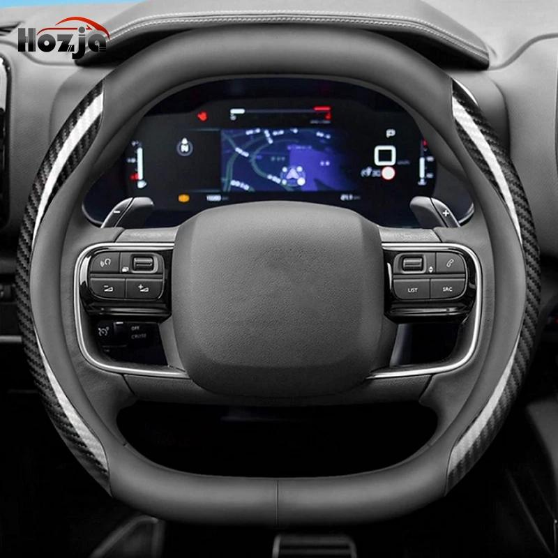 Leder Lenkradbezug für KIA EV6 GT-line EV6   2024 2025 Atmungsaktiv Rutschfest Car-Styling Autozubehör