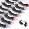 High Imitation Mink Hair Color False Eyelashes Simulation Dense Multi-Layer Three-Dimensional Curled Eyelashes